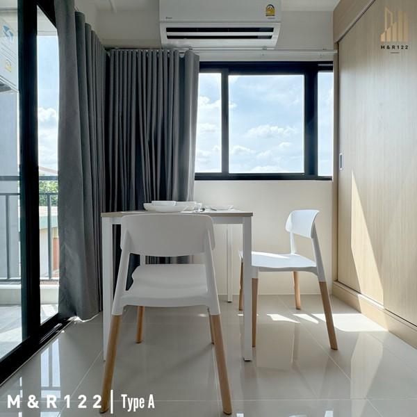 M&R 122 Apartment ห้องพักรายเดือน 27 ตร.ม. ใกล้รถไฟฟ้าสีเหลือง ลาดพร้าว 122 โทร 0889128995 7