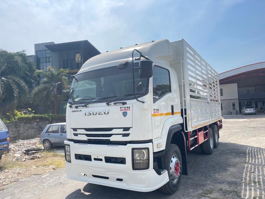 ISUZU FVM240แรง ปี60 กระบะคอกสูง