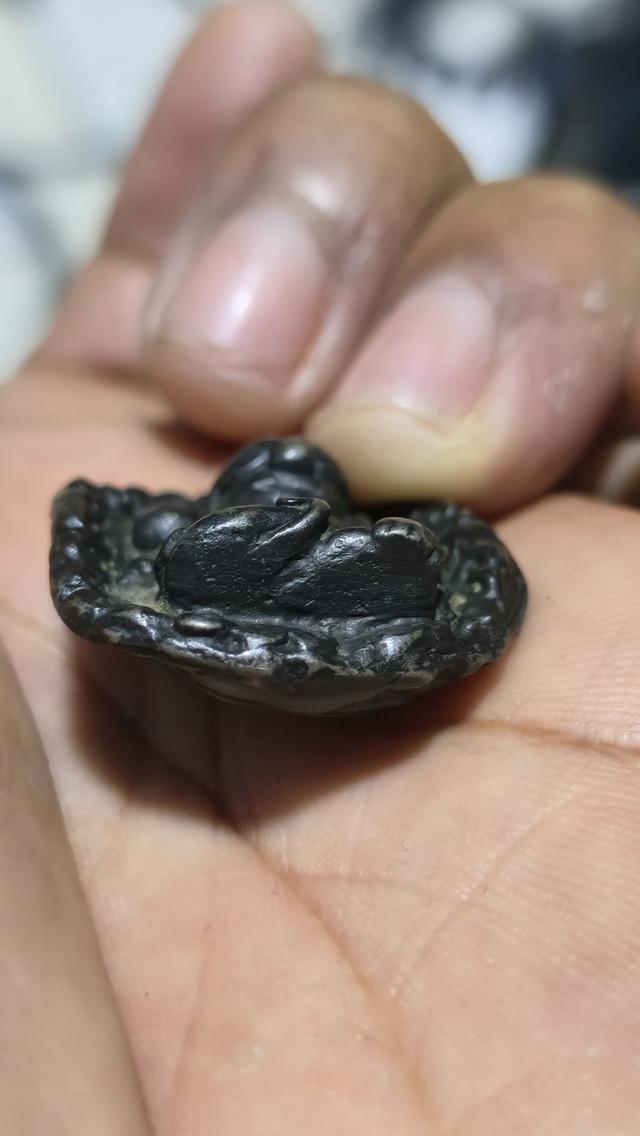 พระอุปคุตเขมรเนื้อสัมฤทธิ์เงิน 6