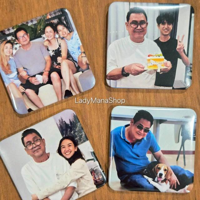 แม่เหล็กติดตู้เย็น จากรูปถ่ายที่ลูกค้าต้องการจากร้าน Ladymanashop 