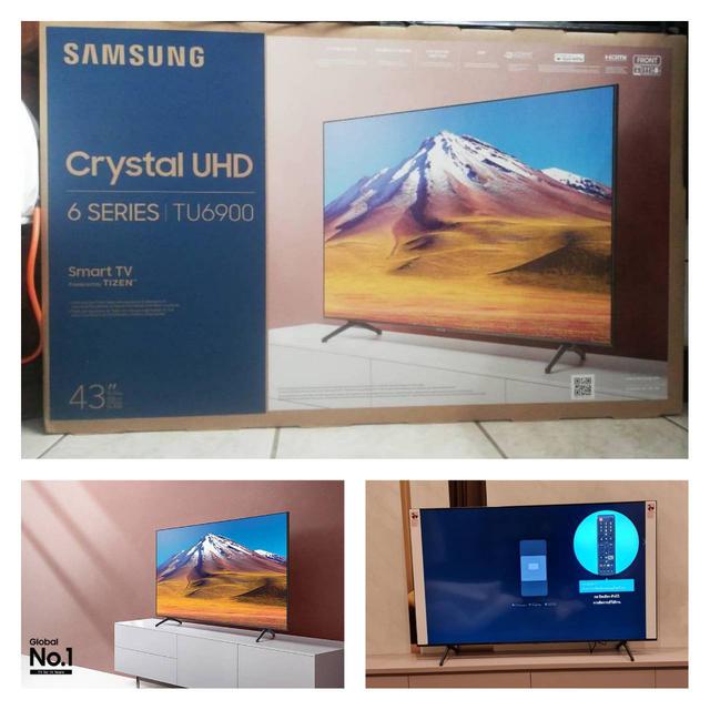 💥(ลดล้างสต็อก)ทีวีซัมซุง SAMSUNG รุ่น TU6900 Crystal UHD 4K Smart TV (ปี 2020) ขนาด 43,50,55,65 นิ้ว 2
