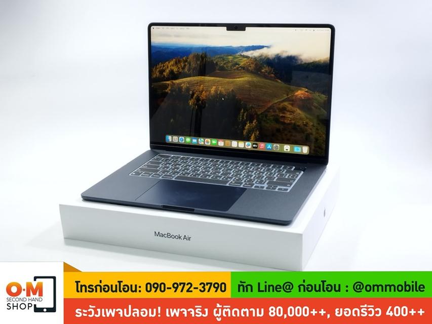 ขาย/แลก MacBook Air M2 (2023) 15inch สี Midnight/ Ram8/ SSD256 ประกันศูนย์ 13/12/2024 สวยมาก ครบกล่อง เพียง 36,900 บาท 5