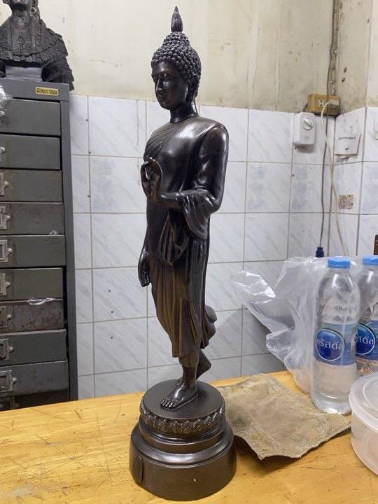 พระบูชา25พุทธศตวรรษ พระพุทธรูป25พุทธศตวรรษ ทองเหลือง องค์ยืน 6