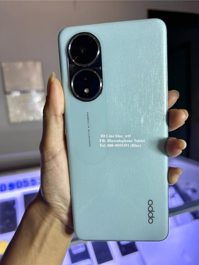 OPPO A58 จอ6.72 Rom128Ram6 ขยายแรมเพิ่มได้อีก6 Android15ได้ทุกแอพ ได้ทุกซิม ใช้งานปกติ สภาพสวย