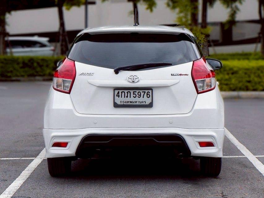 รหัสรถ QT5976 Toyota Yaris 1.2 TRD เกียร์ออโต้ สีขาว ปี 2015 7
