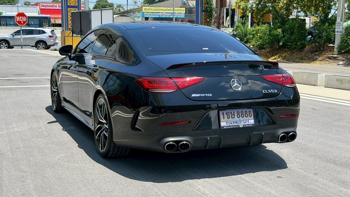 2022  BENZ CLS 53 AMG 4MATIC+ สีดำ เลขไมล์ 80,XXX KM รถสวย ไม่สีอุบัติเหตุใดๆ เซอร์วิส ศูนย์ ตามระยะ* รถออกศูนย์ Benz TH  31/07/19 รูปที่ 4