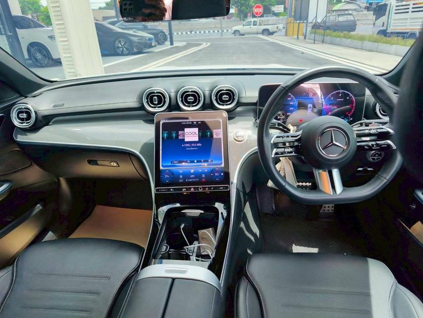 รหัสรถ KPV6941 2024(ยังไม่จดทะเบียน) BENZ C220d AMG LINE สีขาว 6