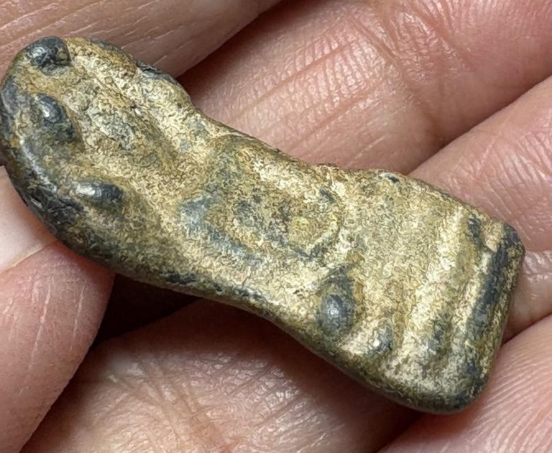 พระนาคปรกลพบุรี เนื้อชินตะกั่วสนิมแดง รูปที่ 3