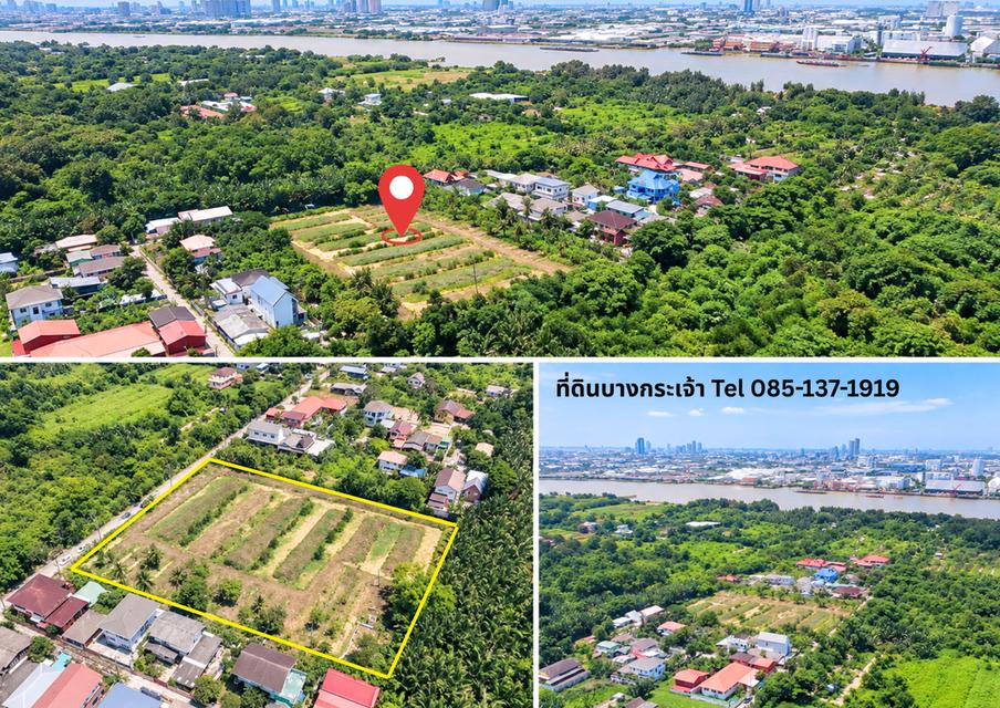 ขายที่ดินบางกระเจ้า 5 ไร่ 2งาน ใกล้ตลาดบางน้ำผึ้ง 2