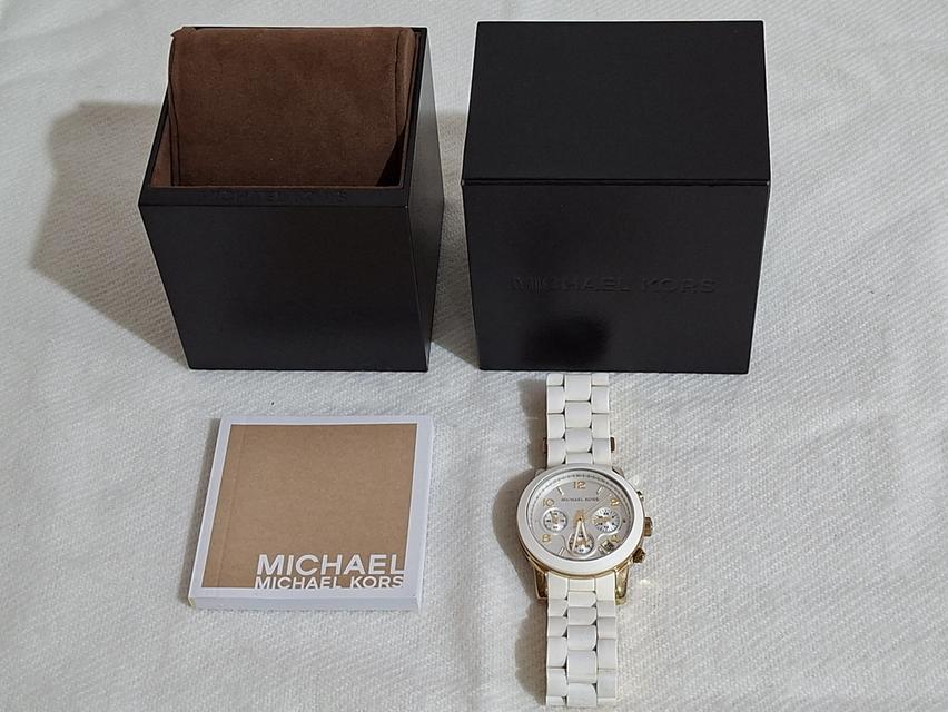 นาฬิกา Michael Kors มือสอง ใช้เอง นาฬิกาไม่เดิน มีกล่อง ใบ อุปกรณ์ ครบค่ะ รูปที่ 4