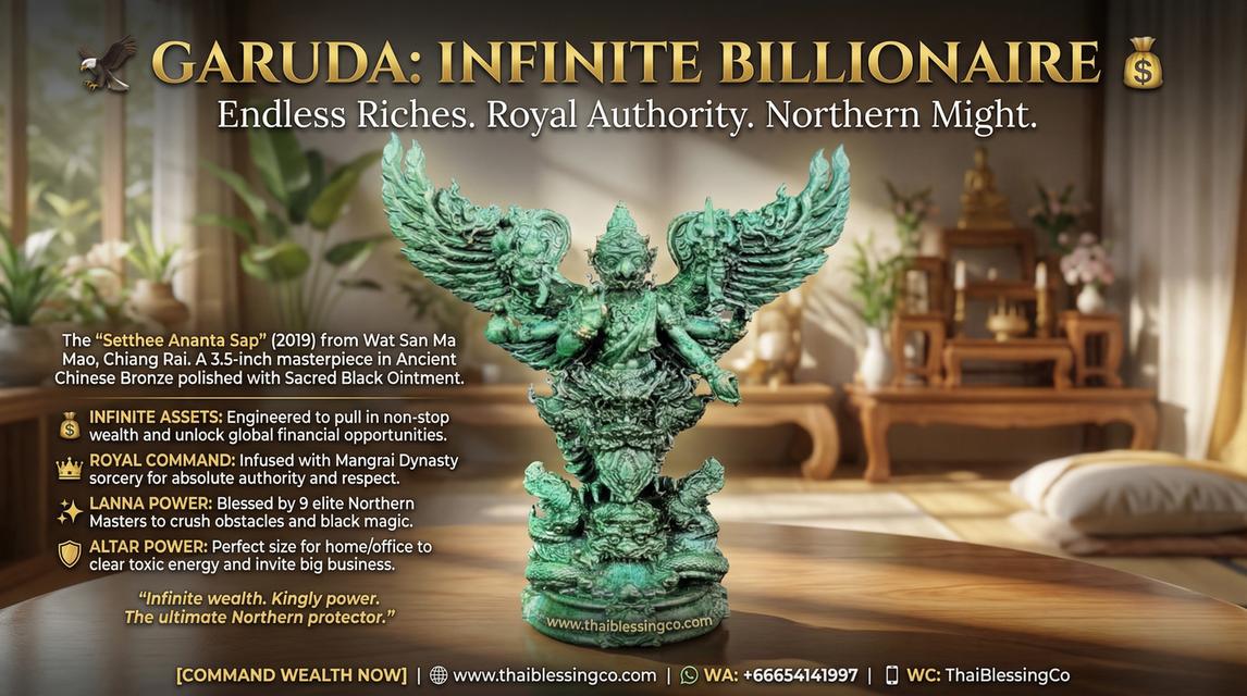 🦅 GARUDA: MANGRAI SASTRA 👑Command the Legacy of Kings: Align with the Infinite Wealth and Imperial Authority of the Lanna Garuda รูปที่ 11