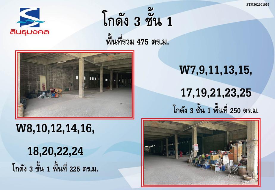 ปล่อยเช่าโกดัง คลังสินค้าสินธุมงคล 19