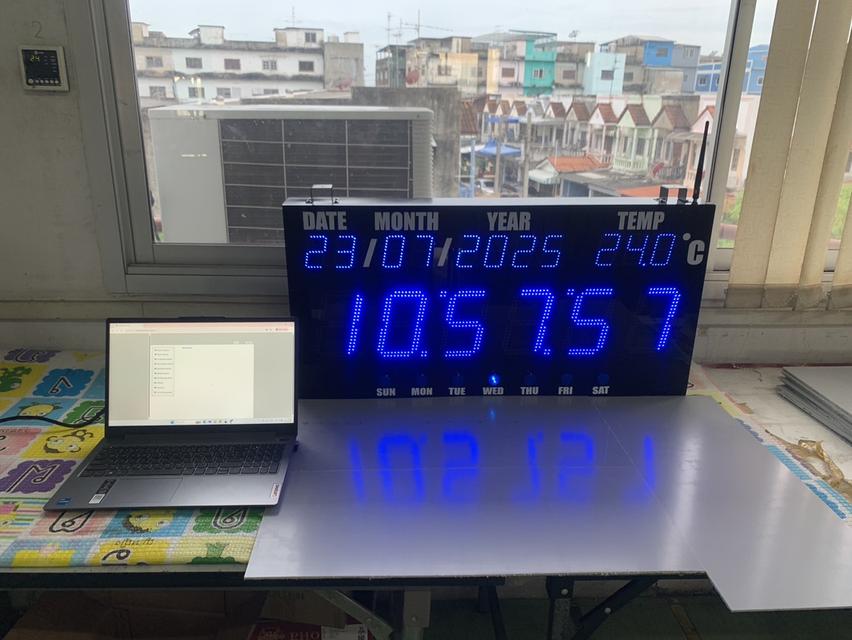 นาฬิกาดิจิตอลสำหรับโรงงาน สถานที่ต่างๆ
