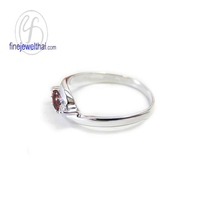 Finejewelthai เครื่องประดับพลอยแท้ เสริมมงคล แหวนโกเมน R1186 3