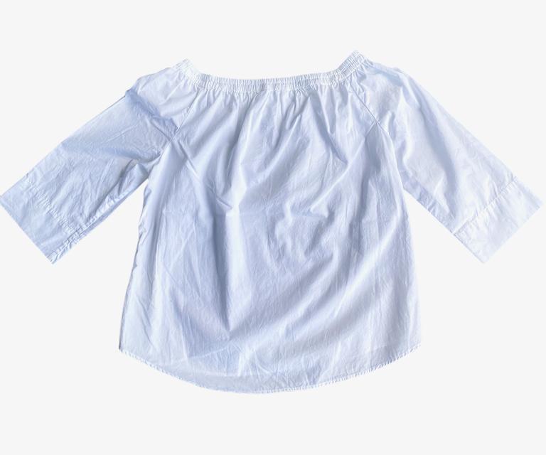 OFF-SHOULDER SHORT SLEEVE BLOUSE 5