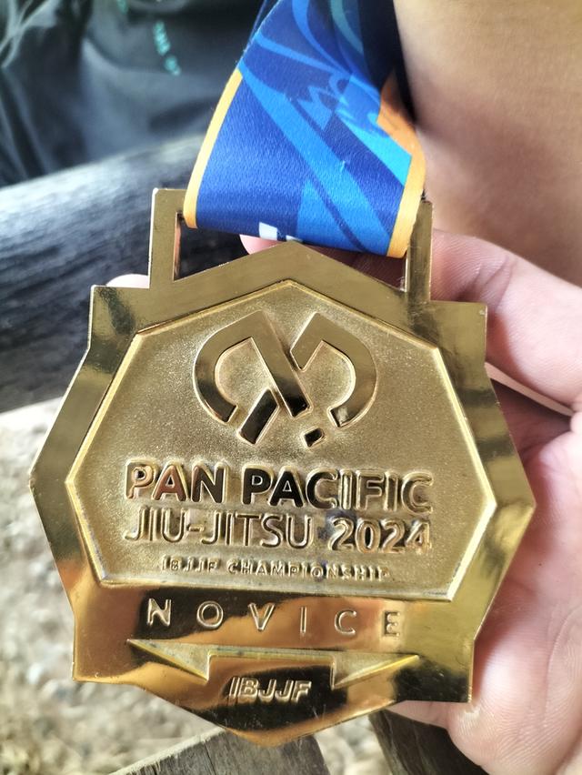 เหรียญ Pan Pacific jiu-jitsu 2024 novice ibjjf