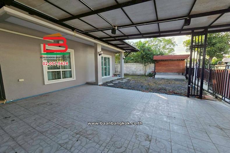 บ้านเดี่ยว เนื้อที่ 56 ตร.ว. หมู่บ้าน นนทวี วิลล์ 7 ถ.สกุลดี-กลางเมืองหนองจอก : Noantawee Ville 7 Sakuldee-Nongjok ถนนเชื่อมสัมพันธ์ แขวงหนองจอก เขตหน 5