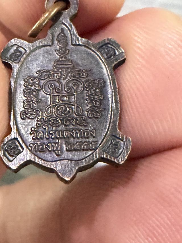 เหรียญเต่าหลวงปู่หลิว วัดไร่แตงทอง รุ่นทองฟู ปี2558 4