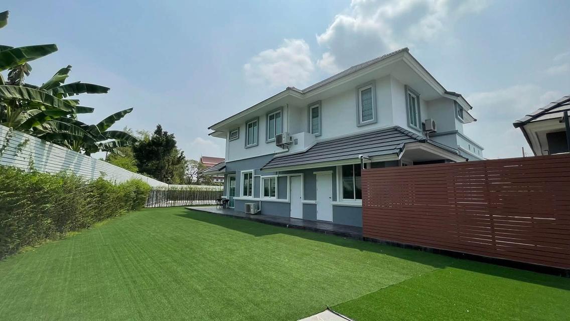 U1469 ให้เช่าบ้านเดี่ยว 2 ชั้น บ้านสวนเนรมิตร วัชรพล เพิ่มสิน ที่ดิน 1 ไร่ พร้อมสระว่ายน้ำในตัวบ้าน บ้านพร้อมเฟอร์ 4