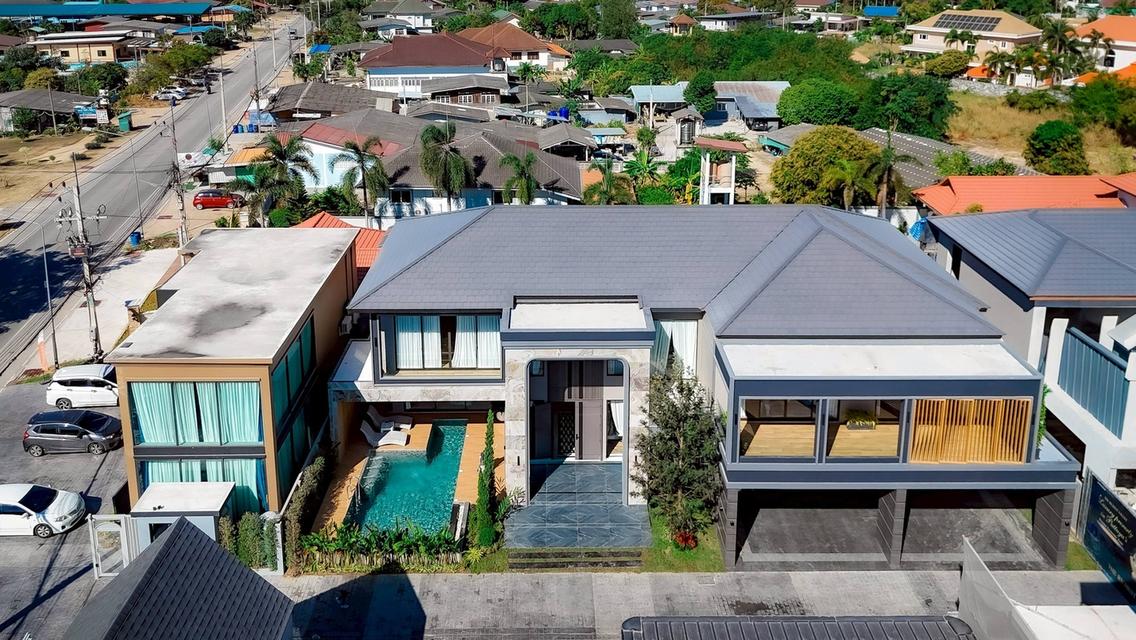 ขายบ้าน Pool Villa โซนมาบประชัน 126 ตารางวา 752 ตารางเมตร 5 ห้องนอน 7 ห้องน้ำ ดีไซน์หรู ทันสมัย 17