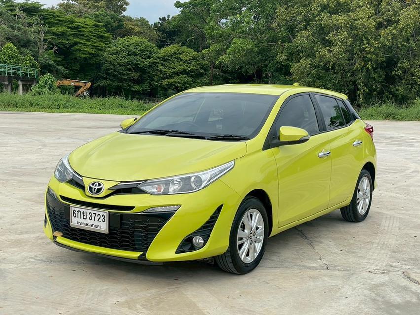 TOYOTA  YARIS  1.2 G TOP Y 17  HACTHBACK สีเขียว 2