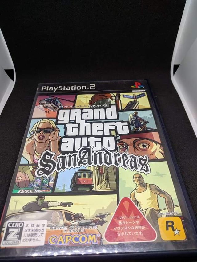 แผ่นแท้ PS2 GTA San Andreas