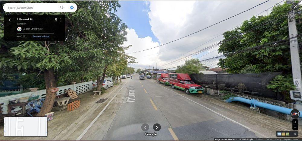 ที่ดินซอยอินทราวาส480ตรว.เข้าซอย70เมตร เหมาะสร้างบ้านอยู่อาศัย 2