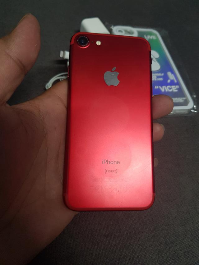 รูป ไอโฟน 7 ความจุ 128 สีแดง มือสอง สภาพ99% 6