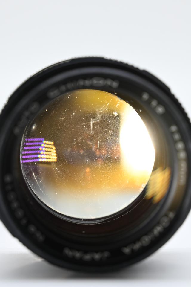 เลนส์มือหมุน Tomioka japan auto chinon 55mm f1.2.M42(rare) 16