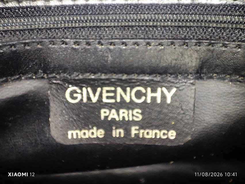 กระเป๋าสะพาย Givenchy(ขีวองชี) รุ่น/ลักษณะ Vintage 4G Logo Jacquard&Leather Cossbody Camera Bag (กระเป๋าทรงกล้องสายสะพานปรับได้) ผลิตในยุค 80-90 รูปที่ 5