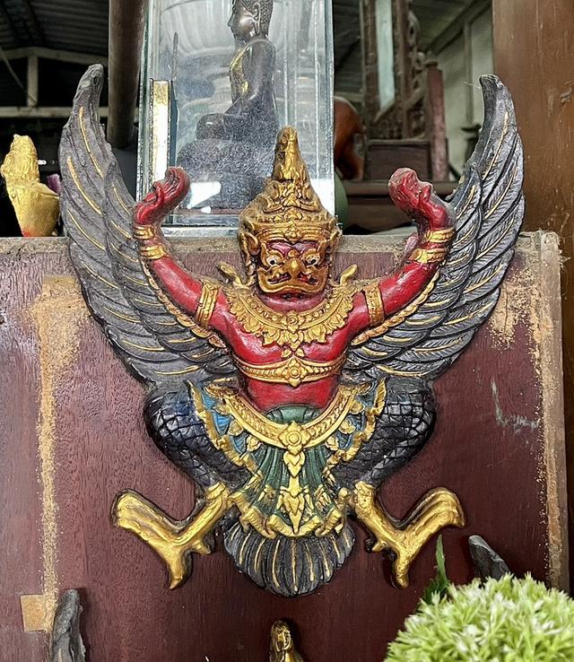 พญาครุฑ ครุฑพ่าห์ พญาครุฑหน้ายักษ์ พญาครุฑหน้าดุ ขนาด30ซม