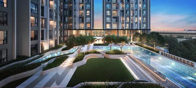 ไนท์บริดจ์ พหลโยธิน- อินเตอร์เชนจ์ ห้อง Duplex 2 ชั้น 38 ตร.ม.BTS อนุสาวรีย์หลักสี่ 500 ม.ให้เช่าคอนโด 2 ชั้น ชั้น14 ตึก 6