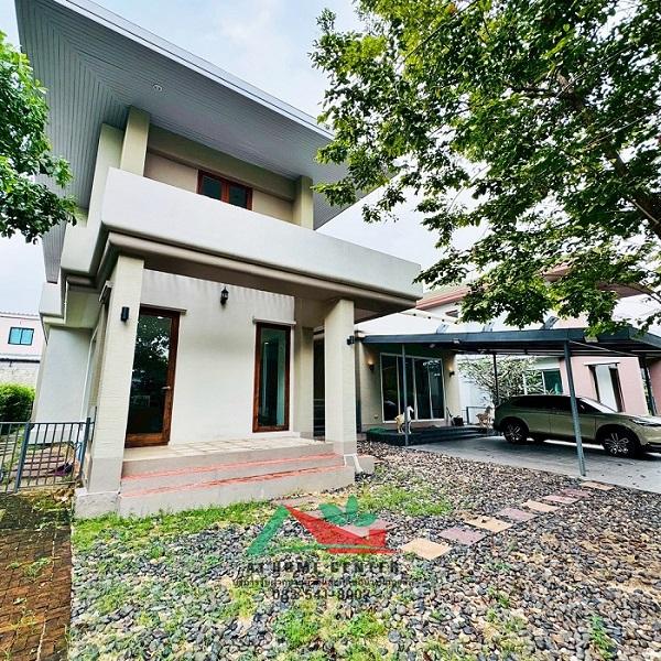 ขายบ้านเดี่ยว114.3ตรว. ม.ไพร์มเนเจอร์ วิลล่า อ่อนนุช-วงแหวน วิวสวน หน้าบ้านไม่ชนใคร 2