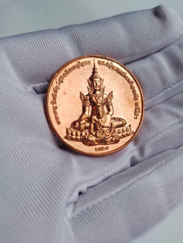 เหรียญหลวงปู่ทวด ซ้อนพระศรีอาริย์ หลังยันต์ศรีจักรวาล หลวงตาม้าจารเหรียญ ปี 2558