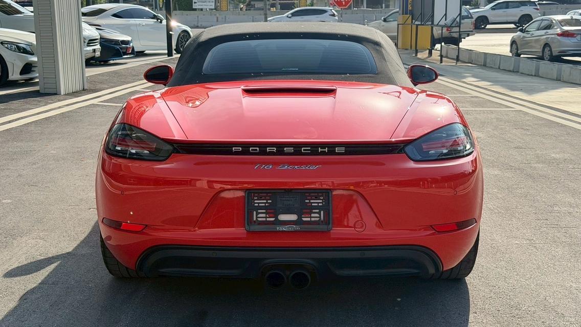 2016 PORSCHE 718 BOXSTER 2.0 Turbo สี Lavaorange เลขไมล์เพียง 53,XXX KM หลังคาผ้าใบสีดำ รถสวย ออฟชั่นล้น รถผลิตปี 16 รูปที่ 9