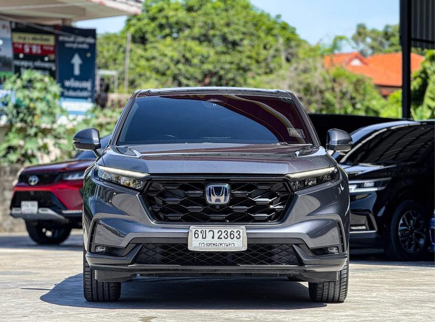 ปี 2023 HONDA CRV, 2.0 eHEV ES โฉม ปี23-ปัจจุบันสีเทา เบนซิน/ไฮบริด หลังคาพานอรามิคซันรูฟ 2