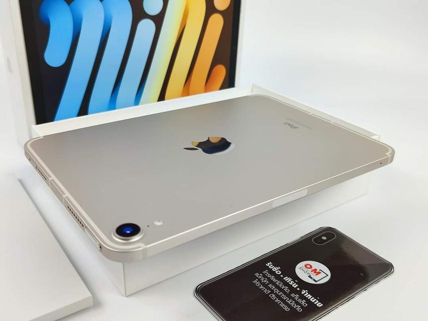 ขาย/แลก iPad mini6 64GB Starlight (Wifi+Cellular)  ศูนย์ไทย ประกันศูนย์ สวยมาก แท้ ครบยกกล่อง เพียง 19,900 บาท  6