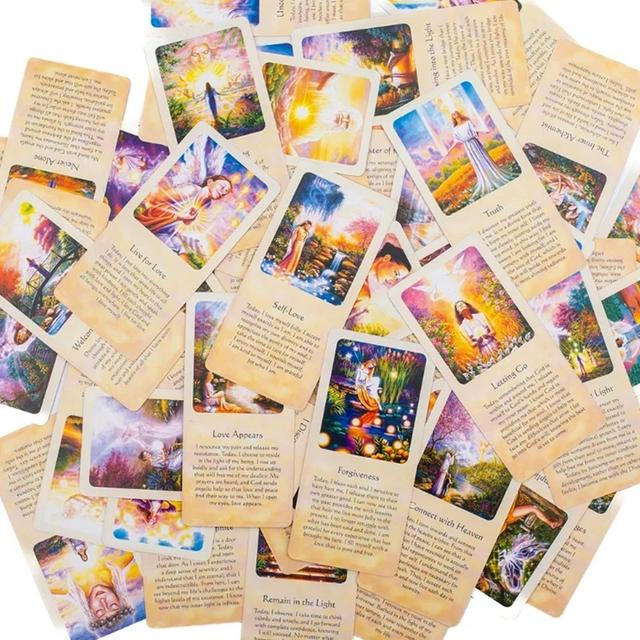 ðŪMessages Of Life Tarot Cards 54-Card Oracle Deck English Visions Edition for Divination & Board Games 6