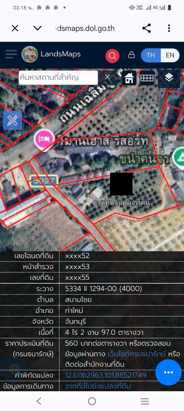 ที่ดินทำเลทอง บ้านพร้อมสวนทุเรียน