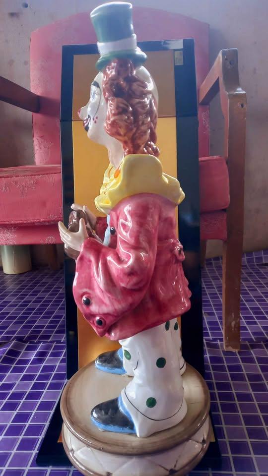 รูปปั้นตัวตลก (Clown Figurine) ของเก่า วินเทจ ที่ทําจากพอร์ซเลนหรือเซรามิก รูปที่ 4