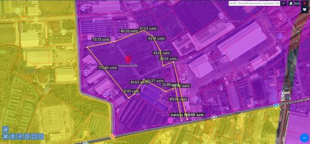 ขายถูกที่ดินสีม่วงสร้างโรงงาน กระทุ่มแบน  (เนื้อที่ 14-3-65.8 ไร่ ขายไร่ละ 6 ล้าน รวมเป็นเงิน 89,532,000 ล้าน) อ.กระทุ่มแบน จ.สมุทรสาคร 1