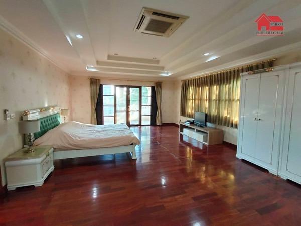 ให้เช่าบ้านเดี่ยว 2ชั้นเนื้อที่ 2ไร่ พื้นที่ใช้สอย 650ตร.ม 5ห้องนอน 5ห้องน้ำเฟอร์ครบ ถนนเทพารักษ์ก.ม 12 ใกล้สนามบินสุวรรณภูมิ ราคาเช่า 150,000 บ/ด 12