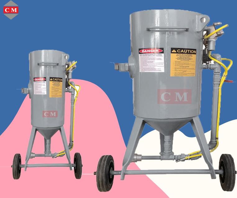   เครื่องพ่นทรายกลางแจ้ง ถังพ่นทราย ทรายพ่น ชุดพ่นทราย