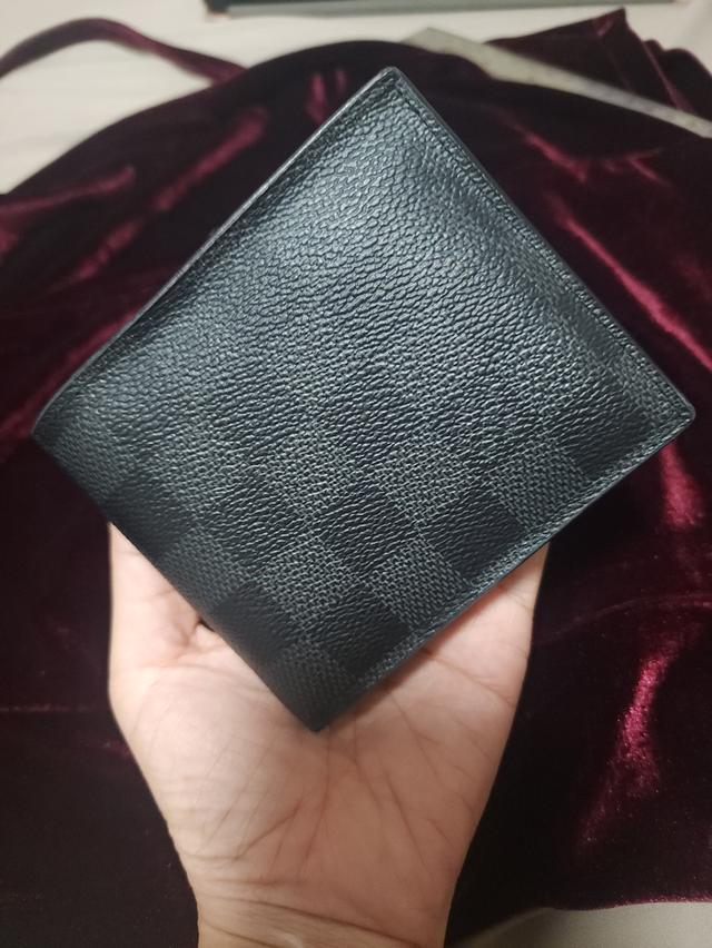 louis vuitton louis vuitton amerigo wallet damier graphite  8