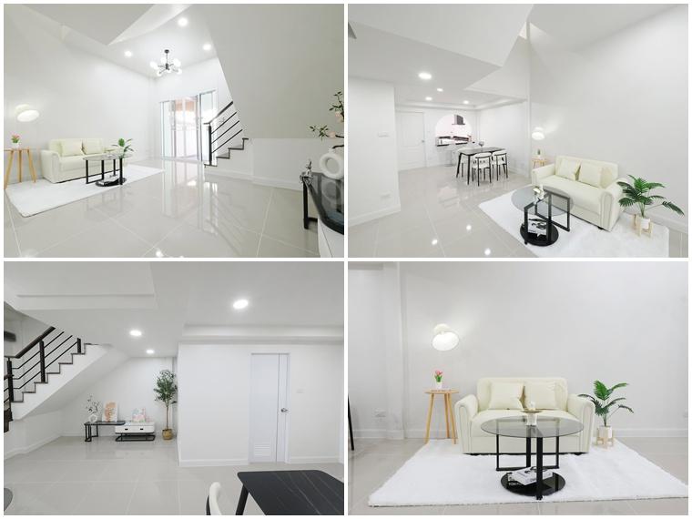 ขายทาวน์เฮ้าส์ 3.5 ชั้น ม.สรานนท์ 18 ตร.ว. 4นอน 3น้ำ [ติวานนท์-ปากเกร็ด] ขาย 2.88 ล้านบาท 4