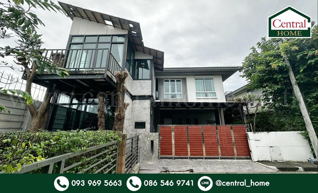 บ้านเดี่ยว ฮาบิเทีย บอนด์ ราชพฤกษ์ หลังริม ต่อเติมเต็ม พร้อมอยู่ 1