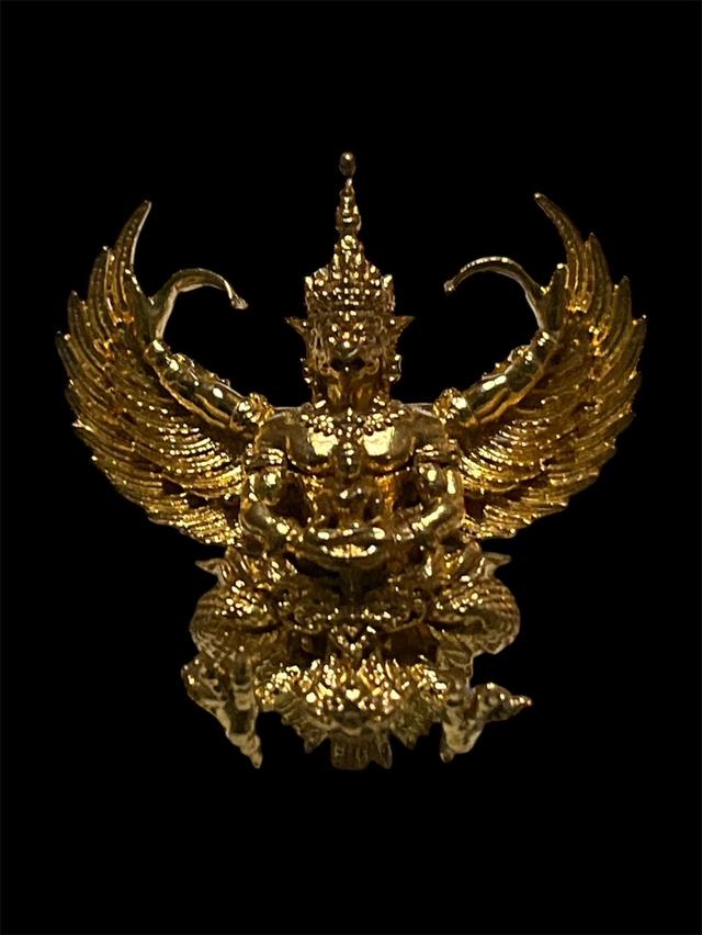 ครุฑ รุ่นเศรษฐีเงินไหลมา วัดพระธาตุ ปี62 เรื้อทองชนวนระฆัง รับประกันแท้