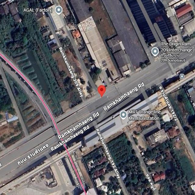 ให้เช่าที่ดินเปล่า500ตรว. ถมแล้ว ปากซอยรามคำแหง209 ตรงข้ามMRTสถานีมีนบุรี 9