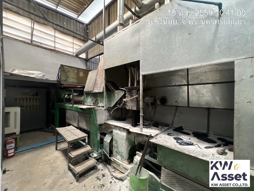 ขายโรงงานหลอมเม็ดพลาสติก เป่าถุงและตัดถุง 1,000 ตรม. มีใบอนุญาต รง. 4 พร้อมที่ดิน 2 ไร่ พิกัด อยุธยา- วังน้อย  ราคาลดเหลือ 23,000,000 บาท 1