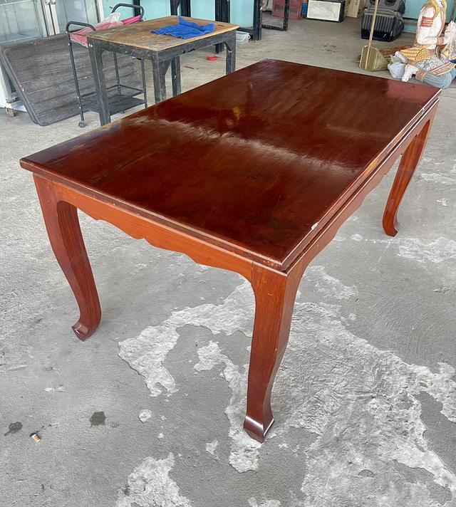 โต๊ะไม้ประดู่แผ่นเดียว โต๊ะรับประทานอาหาร ขนาดยาว150ซม